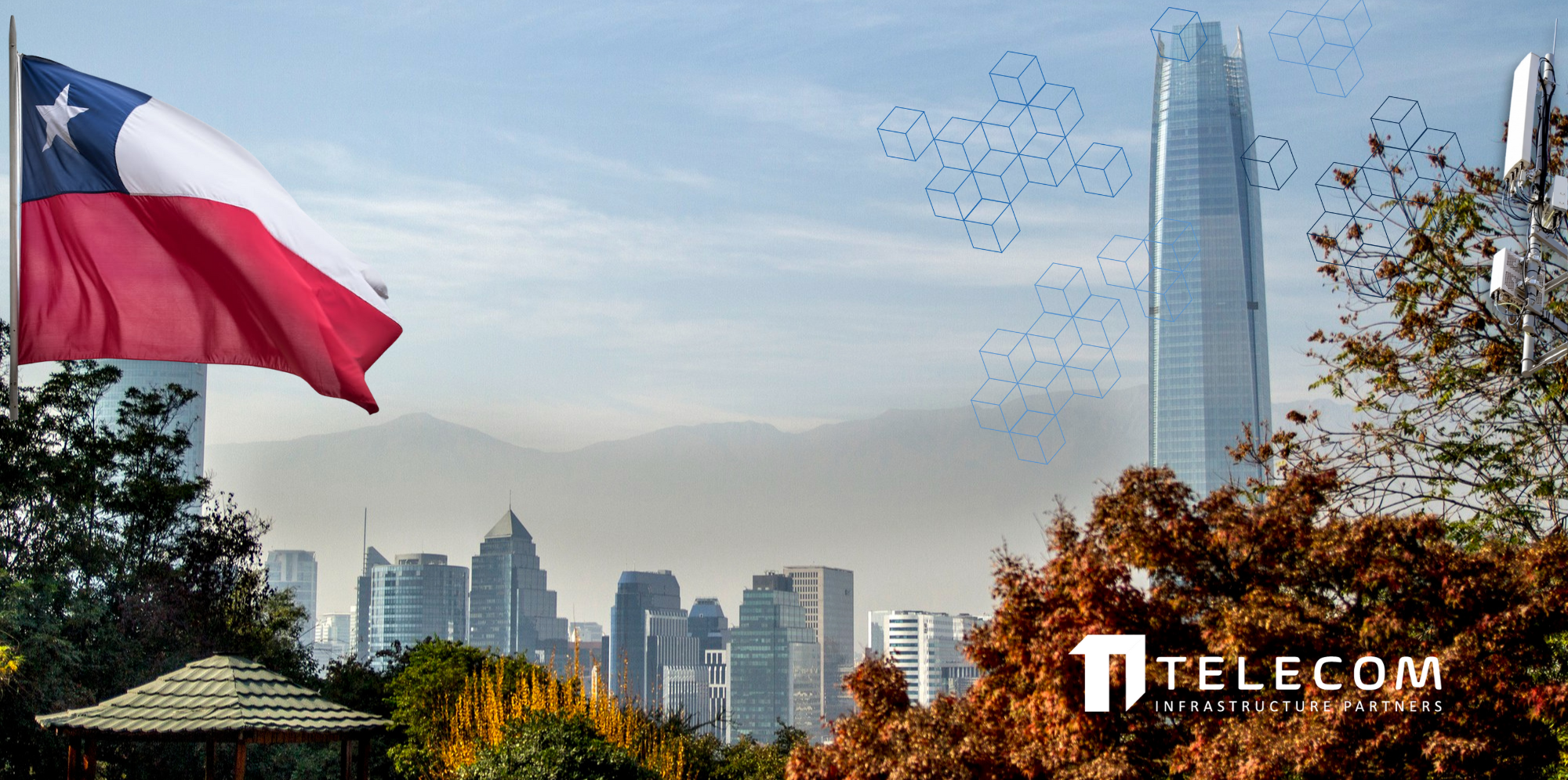 Infraestructura de telecomunicaciones en Chile, reflejando el crecimiento y expansión de la conectividad.